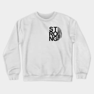 lion design strong Crewneck Sweatshirt